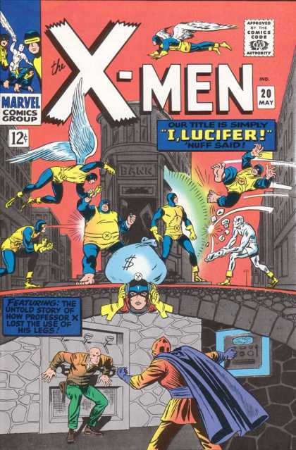 Uncanny X-Men 20 - Professor X - Angel - Blob - Beast - Iceman - Dick Ayers, Jack Kirby