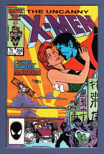 Uncanny X-Men 204 - Nightcrawler - Cars - John Romita, Terry Austin