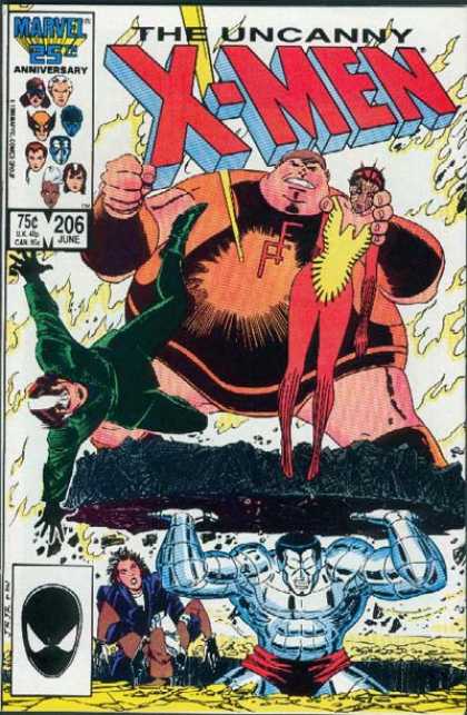 Uncanny X-Men 206 - Rogue - Colossus - Blob - Marvel - Super Hero - Al Williamson, John Romita