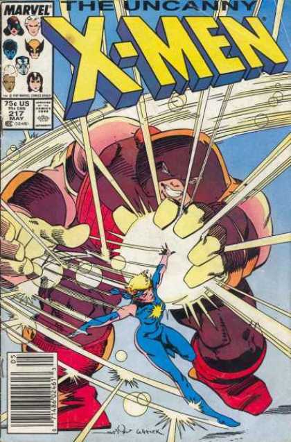 Uncanny X-Men 217 - Juggernaut - Hands - Wood - Pot - Stones - Bob Wiacek, Walter Simonson