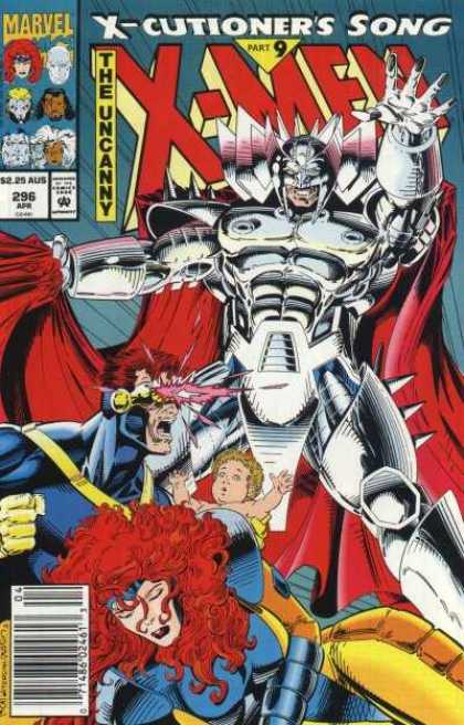 Uncanny X-Men 296 - Cyclops - Baby - Jean Grey - Magneto - Brandon Peterson