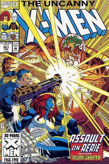 Uncanny X-Men 301 - Mystique - Forge - Gun - John Romita