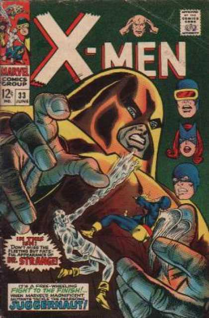Uncanny X-Men 33 - Juggernaut - Jean Grey - Fight To The Finish - Marvels Magnificent Mutants - Dr Strange