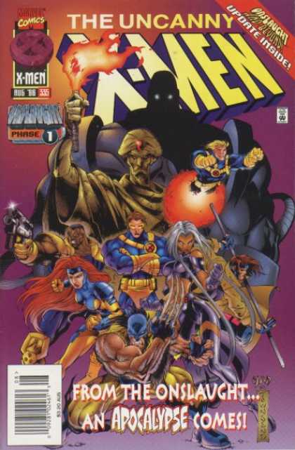 Uncanny X-Men 335 - Storm - Wolverine - Gambit - Cannonball - Apocalypse - Joe Madureira