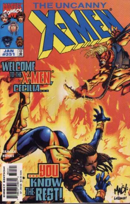 Uncanny X-Men 351 - Cecilia - Fire - Joe Madureira