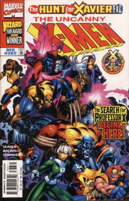 Uncanny X-Men 362 - Professor X - Mutants - Nightcrawler - Wolverine - Missing - Chris Bachalo
