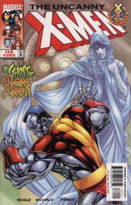 Uncanny X-Men 365 - Colossus - Bachalo - Thibert - Ghost - Christmas - Leinil Yu