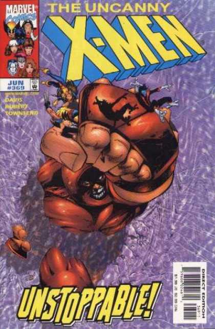 Uncanny X-Men 369 - Juggernaut - Wolverine - Nightcrawler - Adam Kubert