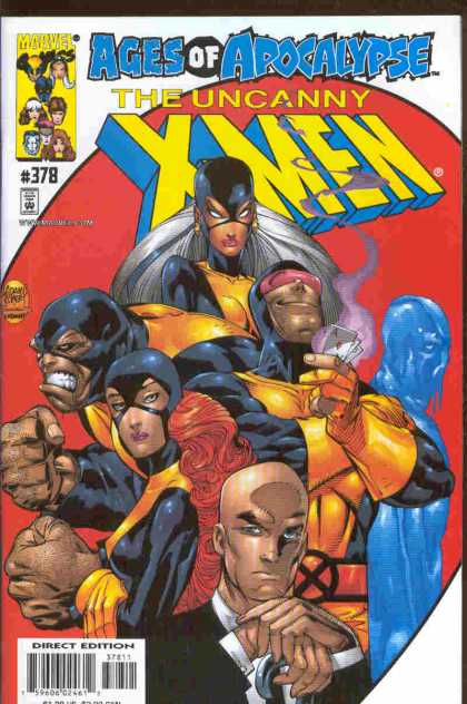 Uncanny X-Men 378 - Beast - Storm - Cyclops - Professor X - Jean Grey - Adam Kubert