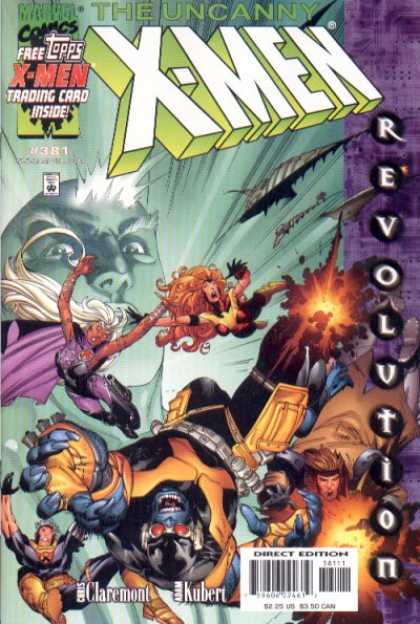 Uncanny X-Men 381 - Revolution - Storm - Gambit - Beast - Claremont - Adam Kubert