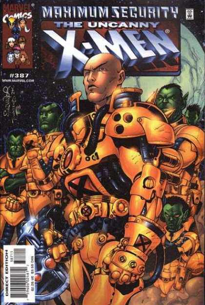 Uncanny X-Men 387 - Xavier - Space Suit - Armor - Salvador Larroca