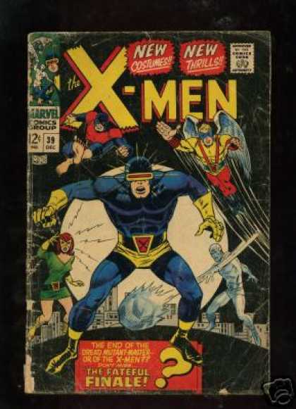 Uncanny X-Men 39 - Cyclops - Angel - Iceman - Beast - The Fateful Finale