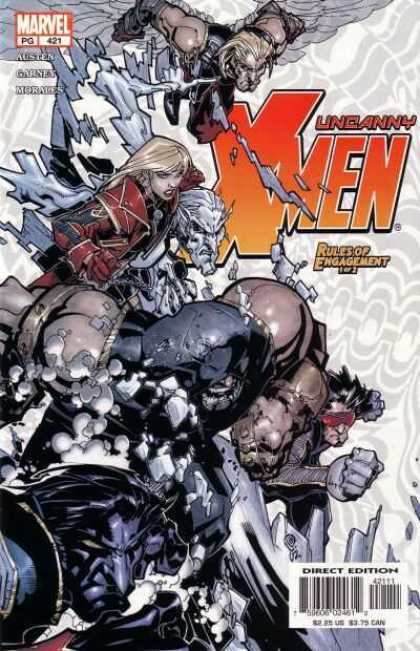 Uncanny X-Men 421 - Cyclops - Juggernaut - Angel - Marvel - Rules Of Engagement - Chris Bachalo