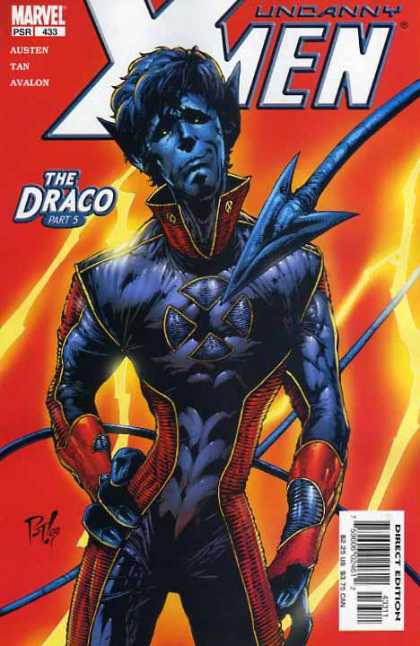 Uncanny X-Men 433 - Draco - Nightcrawler - Tail - The Draco Part 5 - Marvel - Philip Tan