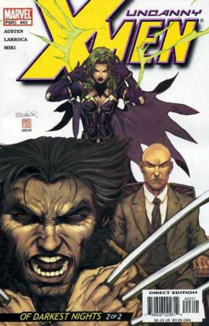 Uncanny X-Men 443 - Wolverine - Professor X - Claws - Wheelchair - Polaris - Salvador Larroca