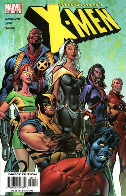 Uncanny X-Men 445 - Storm - Nightcrawler - Wolverine - Bishop - Alan Davis