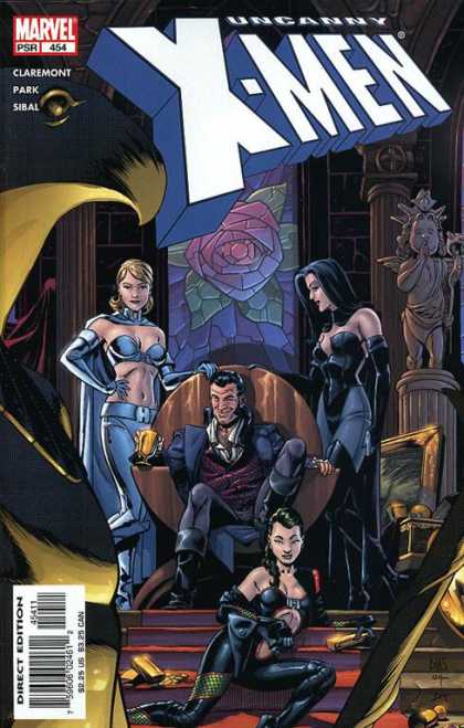 Uncanny X-Men 454 - Emma Frost - Hellfire Club - Sebastian Shaw - Chris Claremont - Issue 454 - Paul Smith