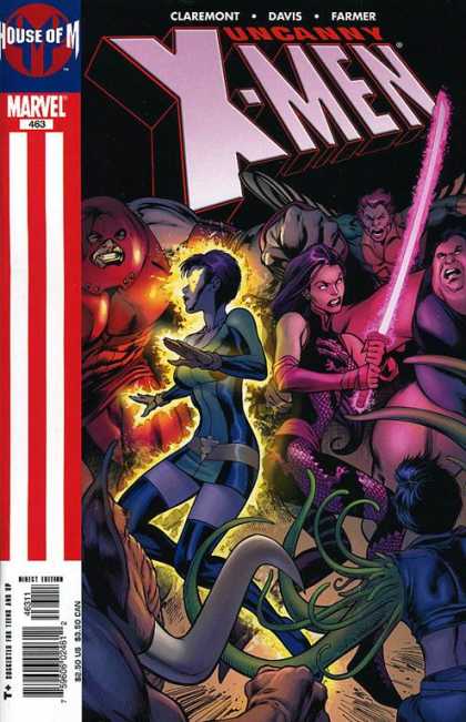 Uncanny X-Men 463 - Sword - X-men - Warriors - Bar Code - Soldier - Alan Davis