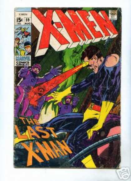 Uncanny X-Men 59 - Cyclops - Sentinels - Sentinel - Marvel Comics - Laser Eyes - Neal Adams