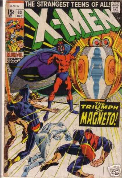 Uncanny X-Men 63 - Magneto - Beast - Cyclops - Iceman - Kazar - Neal Adams
