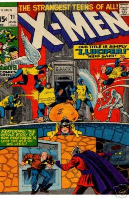 Uncanny X-Men 71 - Bank - Lucifer - Feet - Wings - Bag Of Money - Dick Ayers, Jack Kirby