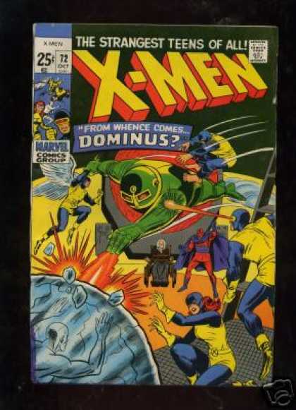 Uncanny X-Men 72 - Dominus - Angel - Cyclops - Magneto - Old - Dick Ayers, Jack Kirby