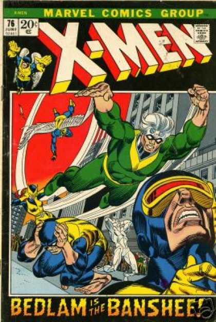 Uncanny X-Men 76 - Angel - Banshee - Iceman - Cyclops - Jean Grey