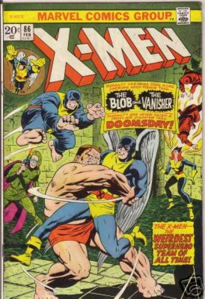 Uncanny X-Men 86 - Blob - Beast - Angel - Jean Grey - Doomsday