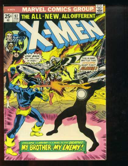 Uncanny X-Men 97 - Cyclops - Enemy - Brother - Storm - Alone - Dave Cockrum, Richard Buckler