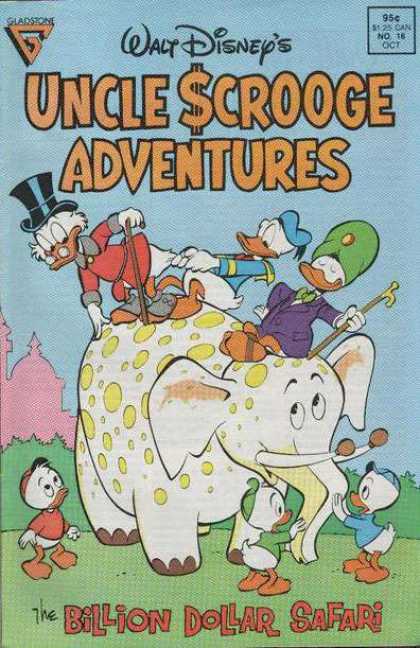 Uncle Scrooge Adventures 16 - Billion Dollar Safari - Donald Duck - Elephant - Kids - Scrooge Mcduck