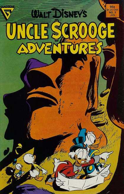 Uncle Scrooge Adventures 3 - Walt Disney - Duck - Statues - Map Donald