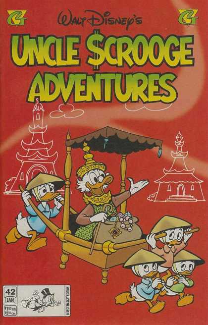 Uncle Scrooge Adventures 42 - Walt Disney - Donald Duck - Pearls - Golden Crown - Hewy Lewy And Dewy
