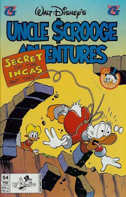 Uncle Scrooge Adventures 54 - Water - Duck - Rope - Stone - Rock