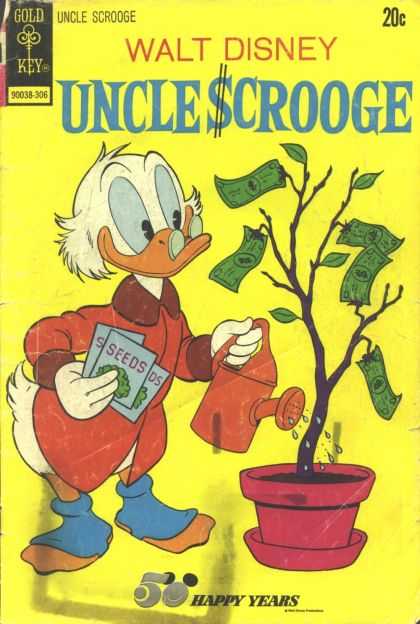 Uncle Scrooge 105 - Walt Disney - Seeds - Plant - Money - Tree
