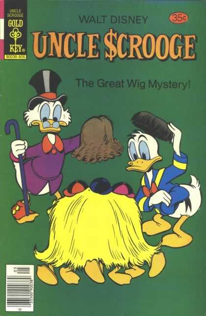 Uncle Scrooge 152 - Uncle Scrooge - Wig Mystery - Gold Key - Walt Disney - 35c