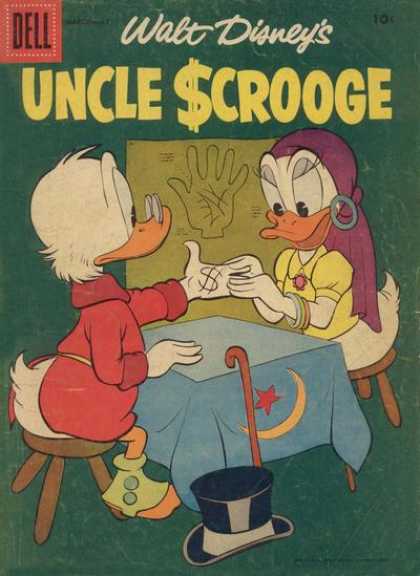 Uncle Scrooge 17 - Fortune Teller - Palm Reading - Dollar Sign - Cane - Top Hat