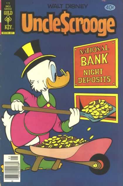 Uncle Scrooge 172 - Walt Disney - Bank - Coins - Money - Cash