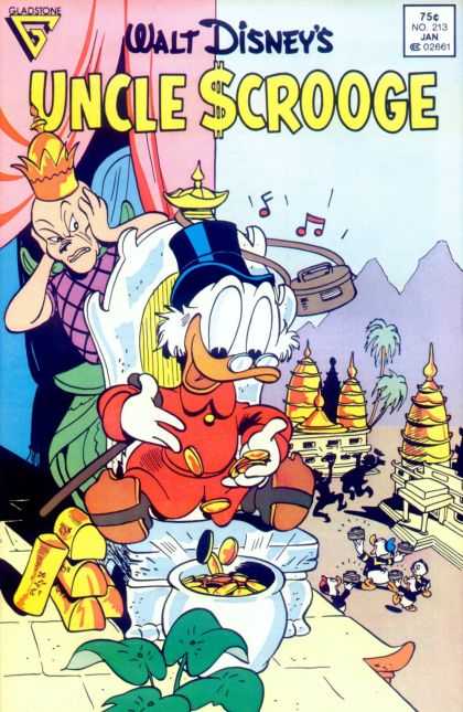 Uncle Scrooge 213 - Uncle Scrooge - Donald Duck - Chair - Diamonds - Temple