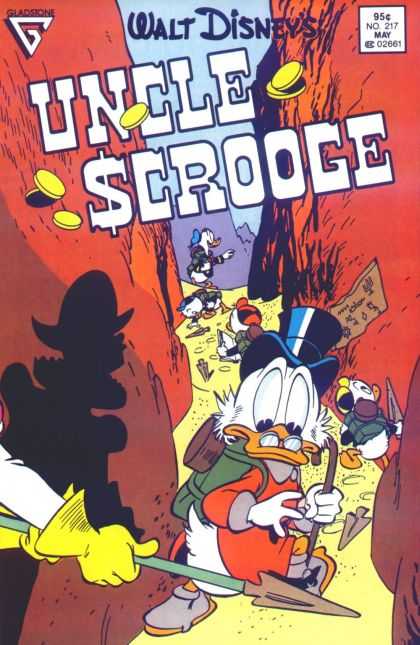Uncle Scrooge 217 - Walt Disney - Gold Coins - Donald Duck - Mountains - Arrow