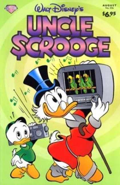 Uncle Scrooge 356 - Duck - Birds - Money - Music Sign - Boom Box