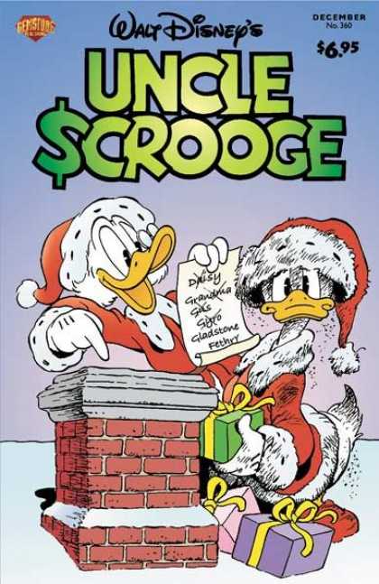 Uncle Scrooge 360 - Walt Disney - Christmas - Donald Duck - Presents - Santa