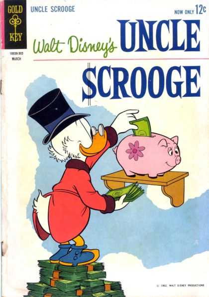 Uncle Scrooge 41 - Piggy Bank - Money - Shelf - Top Hat - Stacks