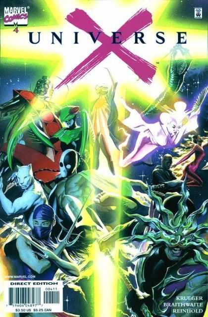 Universe X 4 - Marvel Comics - Approved By The Comics Code - Mutant - Krueger - Direct Edition - Alex Ross