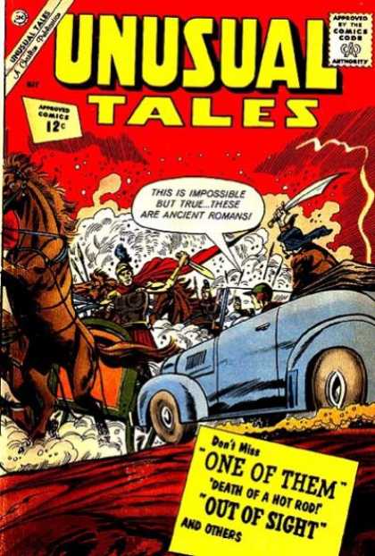 Unusual Tales 33 - Ancient - Romans - Horses - Sword - Car