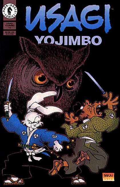 Usagi Yojimbo 11 - Dark Horse Comics - Owl - Japan - Miyamoto Usagi - Stan Sakai - Stan Sakai, Tom Luth