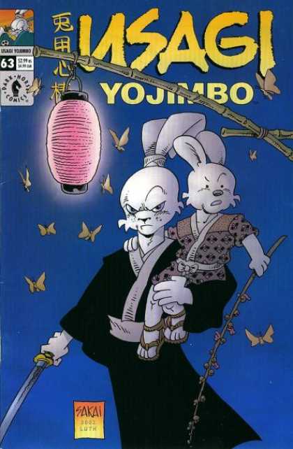 Usagi Yojimbo 63 - Sakai - Dark Horse Comics - Samurai Rabbit - Sword - Paper Lanturn - Stan Sakai, Tom Luth