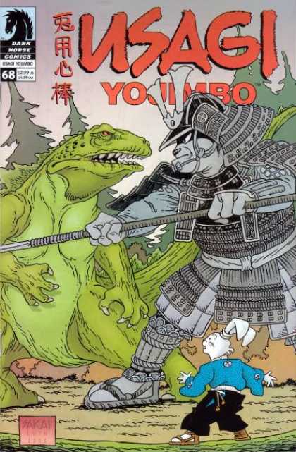 Usagi Yojimbo 68 - Armor - Warrior - Giant Lizaed - Rabbit - Conflict - Stan Sakai, Tom Luth