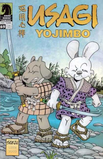 Usagi Yojimbo 69 - Samurai - Goat - Rabbit - Riverbed - Sandals - Stan Sakai, Tom Luth