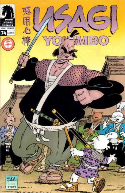 Usagi Yojimbo 74 - Anime - Underdog - Rabbit - Samurai - Manga - Stan Sakai, Tom Luth