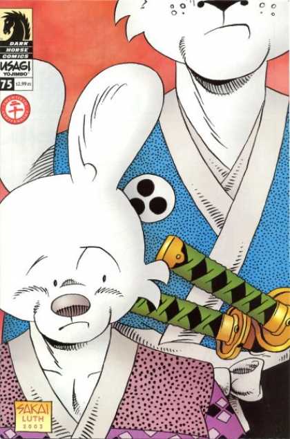Usagi Yojimbo 75 - Cat - Paw - Rabbit - Ears - Orange - Stan Sakai, Tom Luth